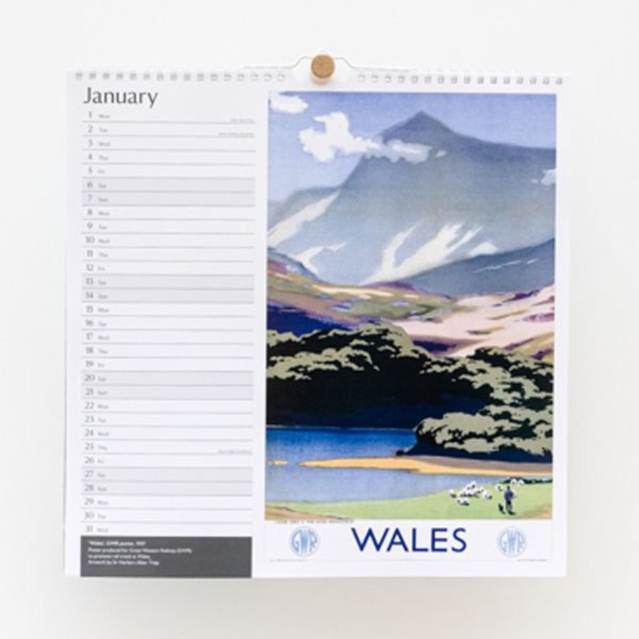 Stationery National Trust National Trust Railway Poster Art Calendar